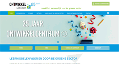 Desktop Screenshot of ontwikkelcentrum.nl