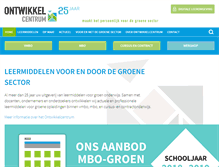 Tablet Screenshot of ontwikkelcentrum.nl